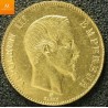 France 100 Francs Napoleon III 1859 BB Strasbourg gull i kvalitet 01 