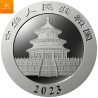 Kina 2023 PANDA 30 Gram gilded i kapsel 