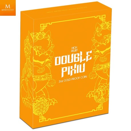 Australia 2020 DOUBLE PIXIU 200 DOLLAR GULL 2 OZ  GUARDIAN LIONS PROOF HIGH RELIEF