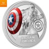 Niue 2023 CAPTAIN AMERICA 1 OZ  SØLV MARVEL CLASSICS KVALITET PROOF