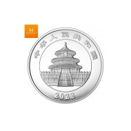 China 50 yuan panda 2023 150 gram sølv proof