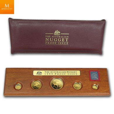 Australia Nugget 1999 1,9 OZ GULL I KVALITET PROOF