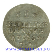 2 skilling 1832 kvalitet 1+/01 