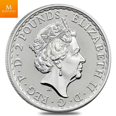 MONSTERBOX 500 OZ Storbritannia 2023 Sølv Britannia 500 x 1 oz Monster Box (500 oz)