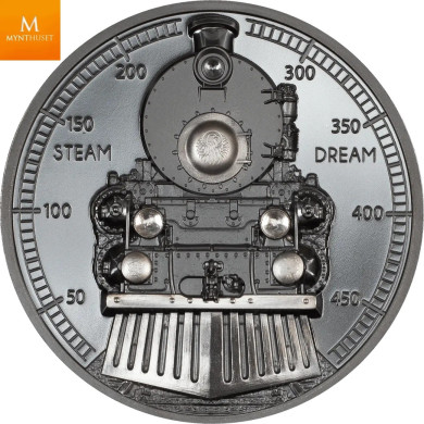 Cook Islands 2023 TRAIN Steam Dream 2 Oz SØLV $10