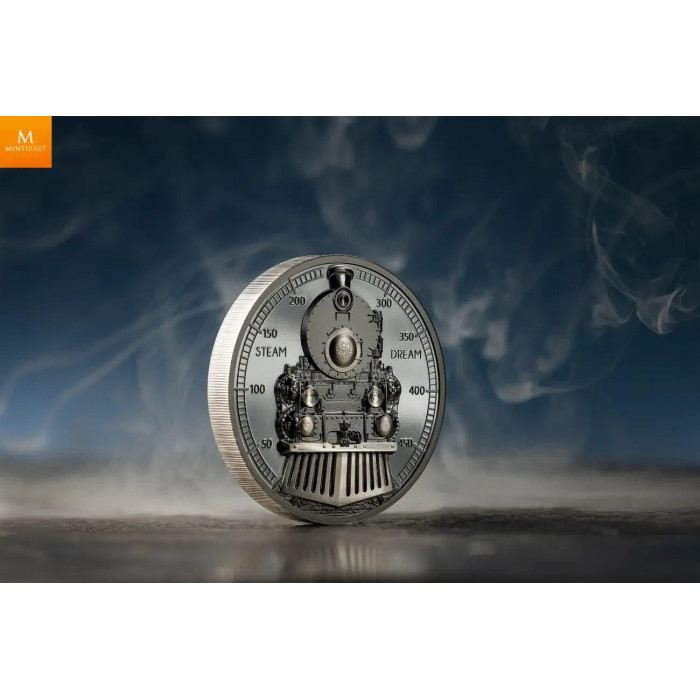 Cook Islands 2023 TRAIN Steam Dream 2 Oz SØLV $10