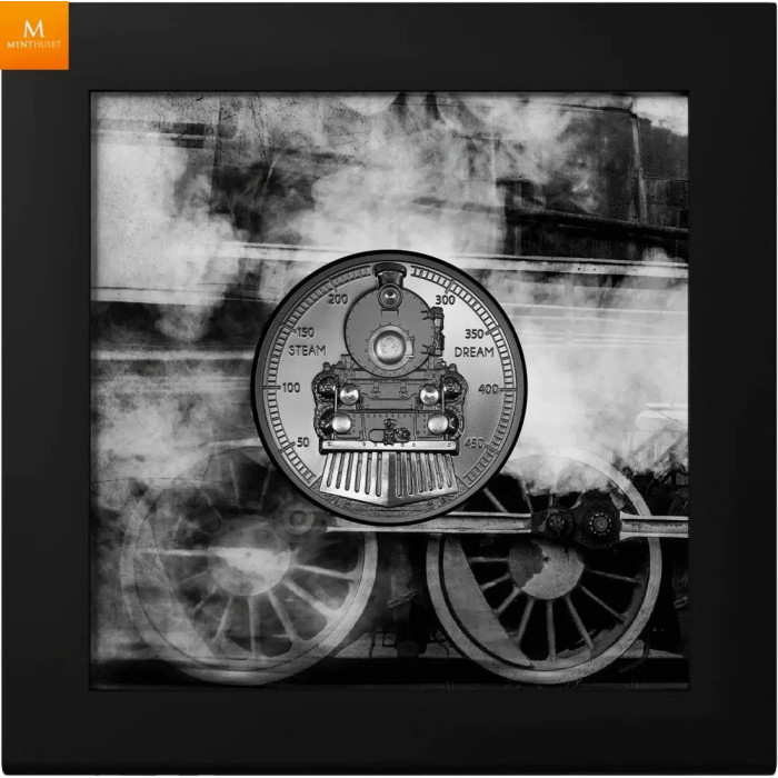 Cook Islands 2023 TRAIN Steam Dream 2 Oz SØLV $10
