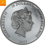 Cook Islands 2023 TRAIN Steam Dream 2 Oz SØLV $10