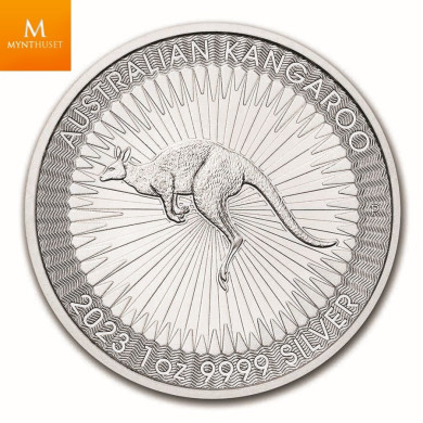 Monsterboks! Australia Sølv 2023 Kangaroo 250 x 1 oz  BU (250 oz)