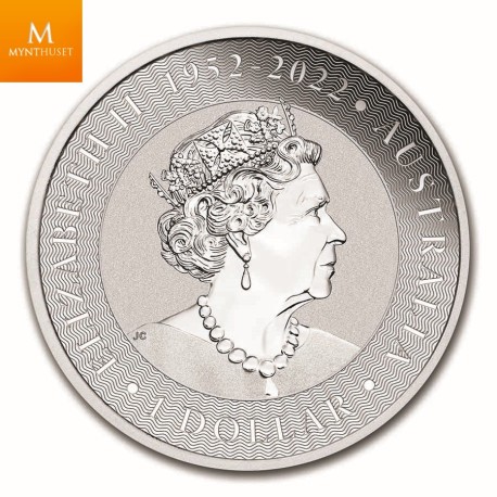 Monsterboks! Australia Sølv 2023 Kangaroo 250 x 1 oz  BU (250 oz)