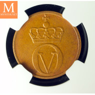 2 øre 1968 kvalitet 0, NGC MS66 NYDELIG!