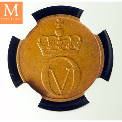 2 øre 1968 kvalitet 0, NGC MS66 NYDELIG!