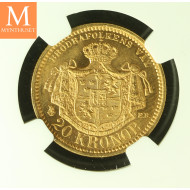 2023 Østerrike 20 x 1/10 oz Gull Philharmoniker BU i Forseglet Tube (2 oz)