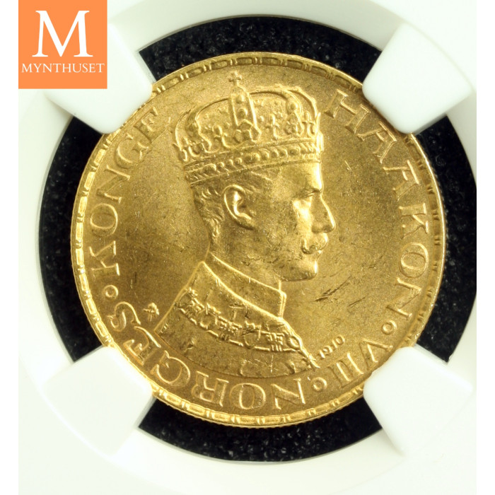20 kroner 1910 kvalitet pen 01, NGC MS62