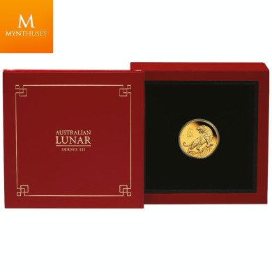 Australia 2022 1/10 oz Gull Lunar S3 «Year of the Tiger» Proof M/Etui & COA