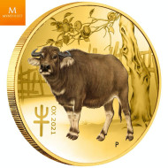 Australia 2022 1/10 oz Gull Lunar S3 «Year of the Tiger» Proof M/Etui & COA