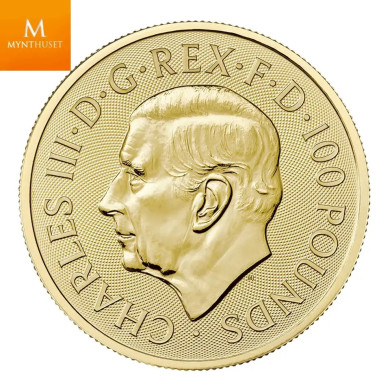 Populær! TUBE Storbritannia 2023 10 STK 1 oz Gull Myths and Legends Merlin i original tube