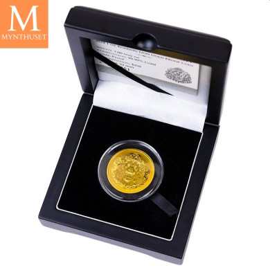 NYHET! 2023 Niue 1 oz GULL 250 dollar Roaring Lion Proof i kapsel NYHET! 2023 Niue 1 oz GULL 250 dollar Roaring Lion Proof i kapsel