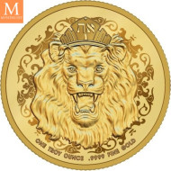 NYHET! 2023 Niue 1 oz GULL 250 dollar Roaring Lion Proof i kapsel