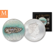 Cook Islands 2023 3 oz Sølv Alcatraz Island UHR Proof M/Etui & COA