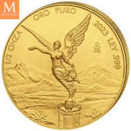 Mexico 2023 LIBERTAD 1/2 OZ GULL KV BU I KAPSEL