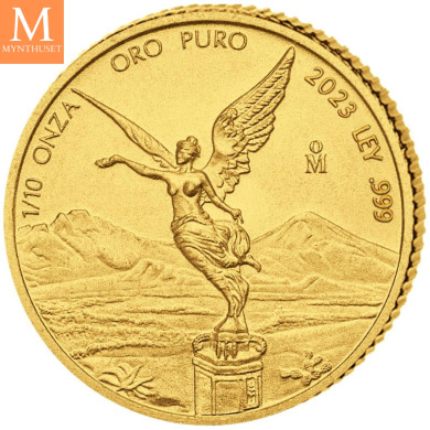 Mexico 2023 LIBERTAD 1/10 OZ GULL KV BU I KAPSEL