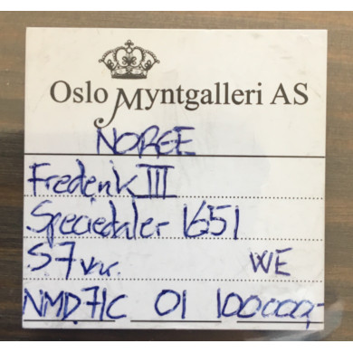 1 Specidaler 1651 kvalitet 01 , NGC AU58