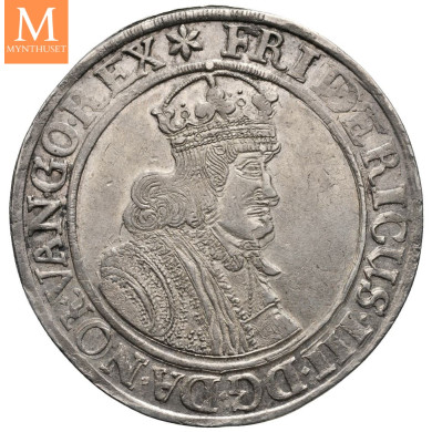 Speciedaler 1651 kvalitet 0, god historikk Ex Zink