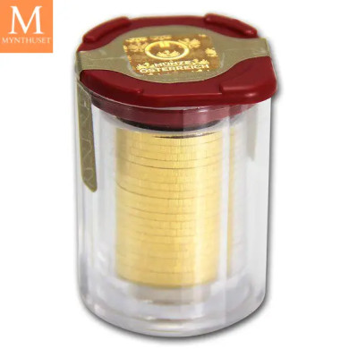 2023 Østerrike 20 x 1/10 oz Gull Philharmoniker BU i Forseglet Tube (2 oz) 2023 Østerrike 20 x 1/10 oz Gull Philharmoniker BU i Forseglet Tube (2 oz)