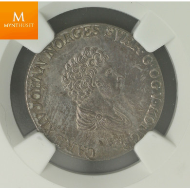 24 skilling 1827/5 kvalitet 0 , NGC MS65 24 skilling 1827/5 kvalitet 0 , NGC MS65