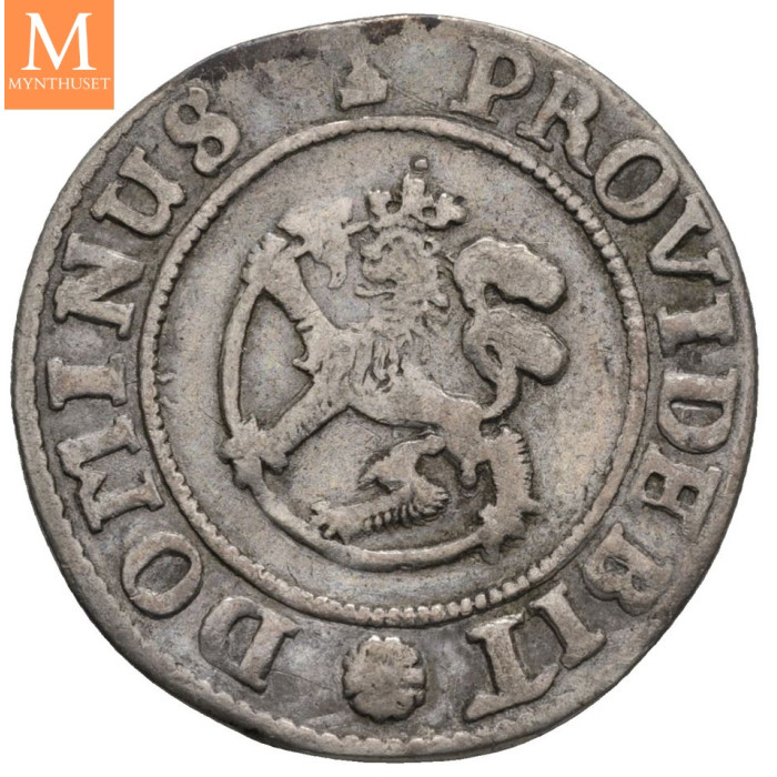 1 mark 1654 Frederik III Kvalitet 1/1+