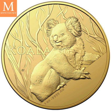 Australia 2024 KOALA 1 oz gull kvalitet BU i kapsel , OPPLAG KUN 1000 ! Australia 2024 KOALA 1 oz gull kvalitet BU i kapsel , OPPLAG KUN 1000 !