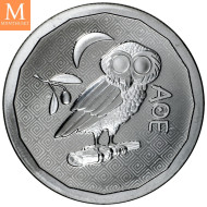 St.Helena  2 Dollar Athenian Owl 1 oz sølv i kapsel