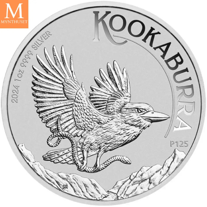NYHET PÅ LAGER! Australia 2024 KOOKABURRA 1 OZ kvalitet BU i kapsel