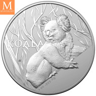 Australia 2024 KOALA 1 oz sølv kvalitet BU i kapsel