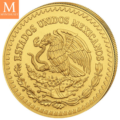 NYHET! Mexico 2022 LIBERTAD GULL 5 MYNTER 1,9 Oz KVALITET BU