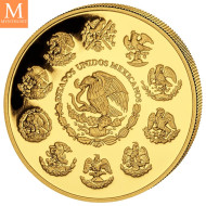 NYHET! Mexico 2022 LIBERTAD GULL 5 MYNTER 1,9 Oz KVALITET PROOF