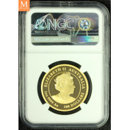 MEGET SJELDEN! Australia 2022 YEAR OF THE TIGER 1 OZ  GULL LUNAR SERIE 3 KVALITET PROOF COLOR NGC PF70