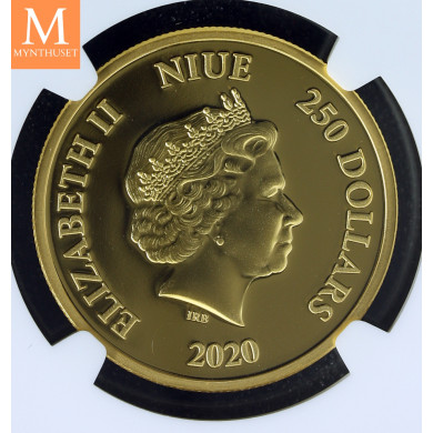 20230 Niue 1 oz GULL 250 dollar Lion of Judah Proof, NGC PF69