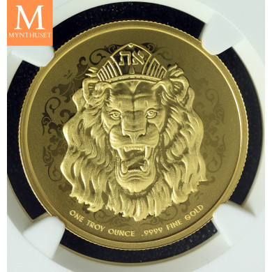 20230 Niue 1 oz GULL 250 dollar Lion of Judah Proof, NGC PF69