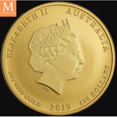 2019P Australia 1 oz Gull Lunar Series 2 Year of the PIG kvalitet BU i kapsel 2019P Australia 1 oz Gull Lunar Series 2 Year of the PIG kvalitet BU i kapsel