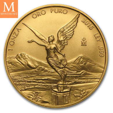SJELDEN! Mexico 2015 LIBERTAD 1 OZ GULL KVALITET BU I KAPSEL SJELDEN! Mexico 2015 LIBERTAD 1 OZ GULL KVALITET BU I KAPSEL