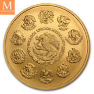 SJELDEN! Mexico 2015 LIBERTAD 1 OZ GULL KVALITET BU I KAPSEL