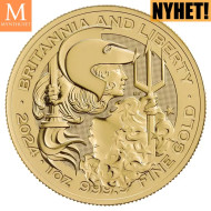 2023 Østerrike 20 x 1/10 oz Gull Philharmoniker BU i Forseglet Tube (2 oz)