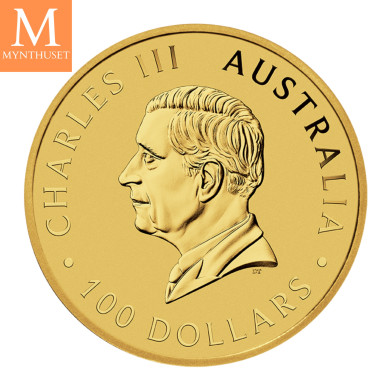 NYHET på lager! 2024 Australian 1 oz Kangaroo Gull mynt i kvalitet UNC i kapsel