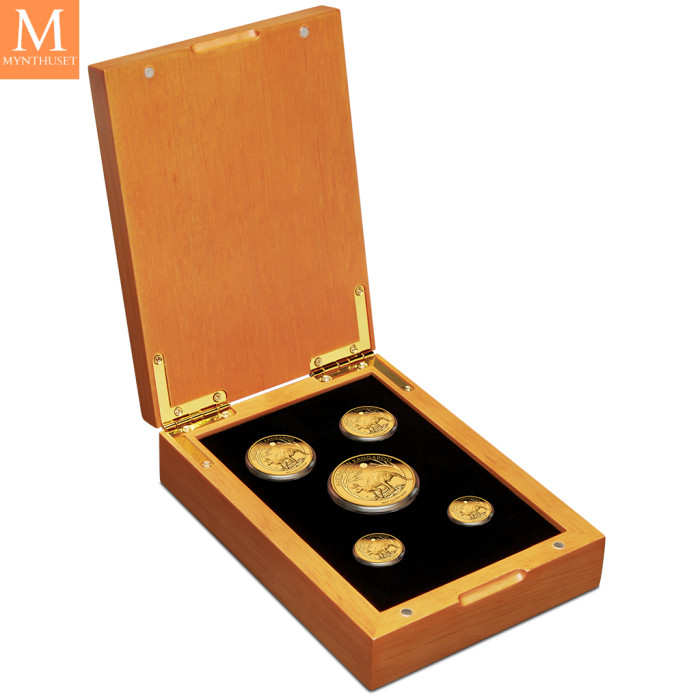 Australia 2019 GULL KANGAROO SETT 5 MYNTER 1,9 OZ GULL