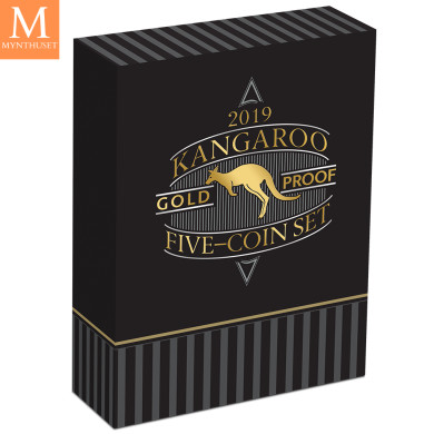 Australia 2019 GULL KANGAROO SETT 5 MYNTER 1,9 OZ GULL Australia 2019 GULL KANGAROO SETT 5 MYNTER 1,9 OZ GULL