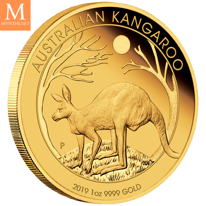 Australia 2019 GULL KANGAROO SETT 5 MYNTER 1,9 OZ GULL