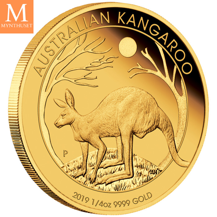 Australia 2019 GULL KANGAROO SETT 5 MYNTER 1,9 OZ GULL