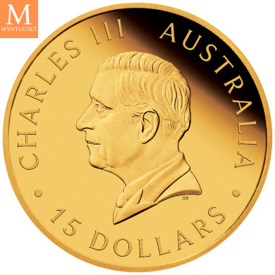 Australia 2024 KANGAROO 1/10 OZ  KVALITET PROOF I SKRIN OPPLAG KUN 500 Australia 2024 KANGAROO 1/10 OZ  KVALITET PROOF I SKRIN OPPLAG KUN 500
